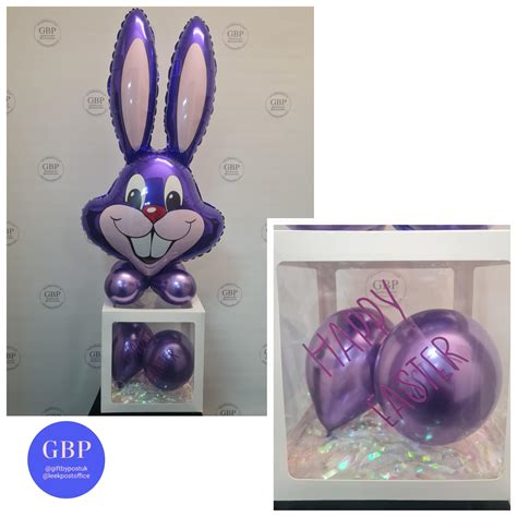 Easter Bunny Balloon And Box