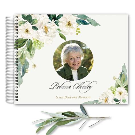 Celebration Of Life Books For Guest Signatures Funeral Guest Book