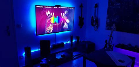 Gaming Ps4 Pro And Xbox One X Game Room Game Room Design Dimmable