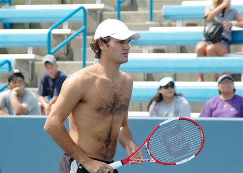 World Sports Roger Federer Shirtless Pics