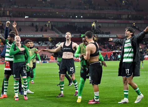 El Sporting De Lisboa Dio La Sorpresa Y Eliminó Al Arsenal De La Europa