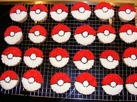 Pokemon Cupcakes I Made These For My Sons Class On His Birthday I