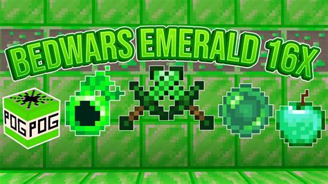 Bedwars Emerald 16x Fps Boost Pack Release Youtube