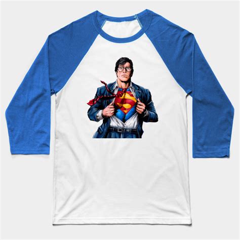 Clark Kent Superman Superman Baseball T Shirt Teepublic