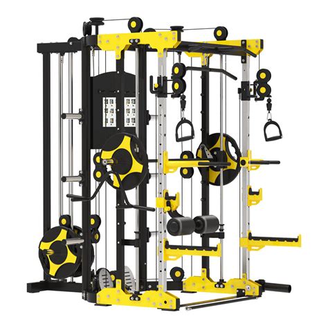 China Gym Equipment Multi Function Smith Machine Squat Rack Gym Home