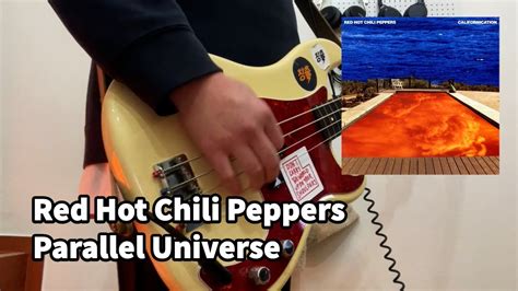 Red Hot Chili Peppers Parallel Universe Bass Cover Youtube