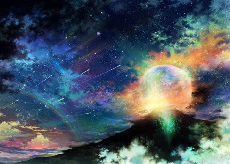 Download Anime Planet Rainbows Wallpaper | Wallpapers.com