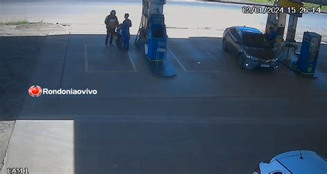 VÍDEO Criminoso assalta dois postos de combustíveis na sequência em Porto Velho Rondoniaovivo com