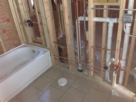 How To Plumb A Bathroom With Shower Fleur Plumbing
