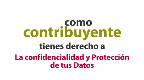 ¿sabías Que Derechos De Los Contribuyentes Youtube