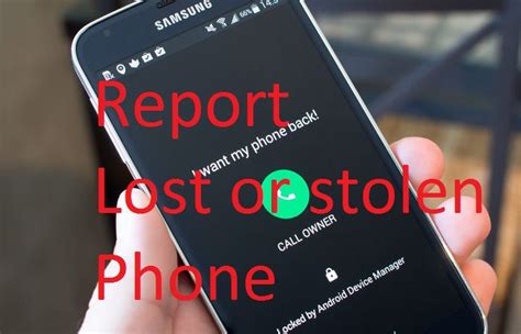 Report A Lost Or Stolen Device To Blacklist Base