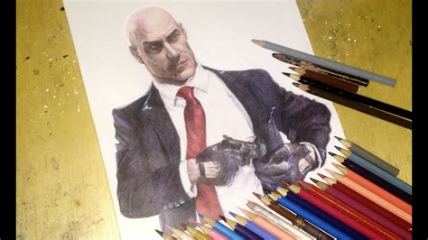 Hitman absolution agent 47 speciality coloring pages. Drawing Agent 47 - Hitman 2 - YouTube