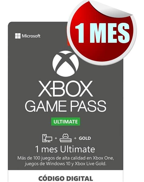 Xbox Game Pass Ultimate 1 Mes De Gold Y Game Pass Mercado Libre