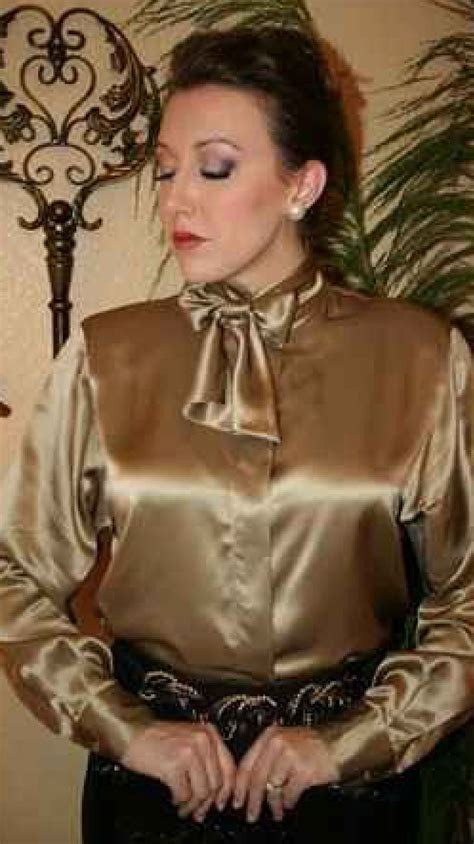 Blouse And Skirt Sexy Blouse Bow Blouse Secretary Outfits Satin