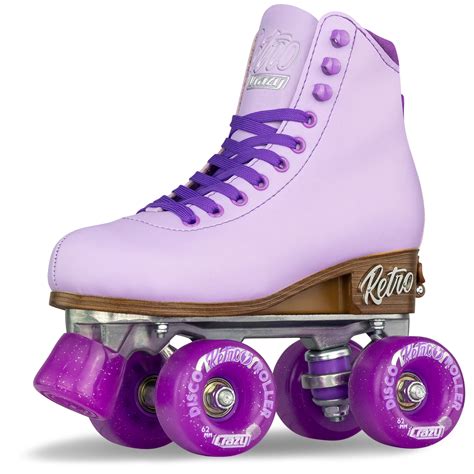 Crazy Skates Retro Roller Skates Size Adjustable Classic Quad Skates