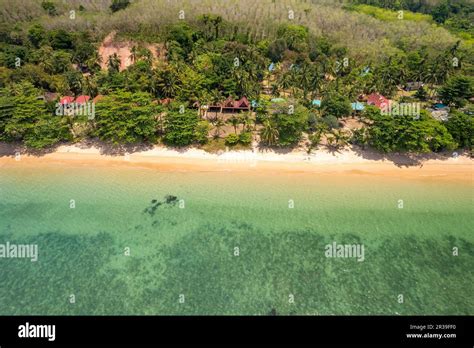 Haad Lang Khao Beach Und Le Dugong Libong Beach Resort Auf Der Insel Koh Libong Aus Der Luft