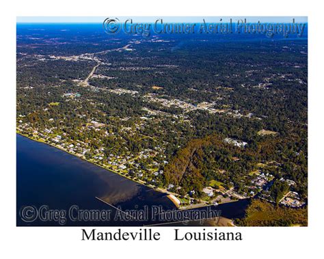 Aerial Photo Of Mandeville Louisiana America From The Sky