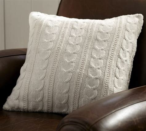 While pottery barn already has extremely reasonable. Pottery Barn Cozy Cable-Knit Pillow Sale - Setting for Four