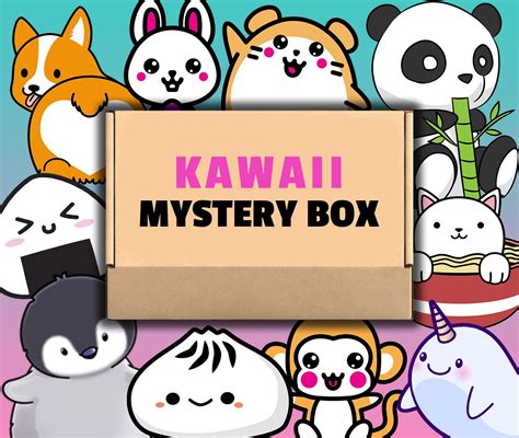 Kawaii Mystery Box Cute T Box T Shirts Hoodies Bags Etsy Australia