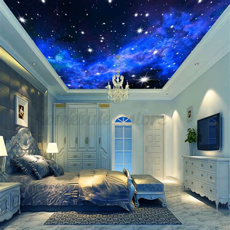 Download amazing 3d desktop wallpaper backgrounds in full hd. Modern 3D Night Clouds Star Wallpaper Bedroom Living Mural ...