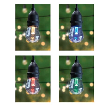 Feit Outdoor Color String Lights Outdoor Lighting Ideas