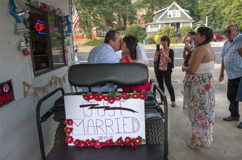 Skipping the headache of wedding planning. No standing on ceremony at Camas wedding drive-thru | The ...