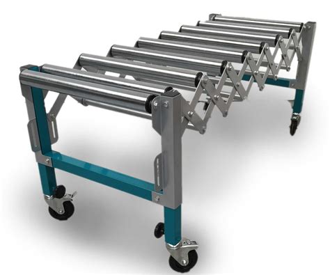 Itech Adjustable Roller Conveyor Table 26133 Conveyor Sliding Table