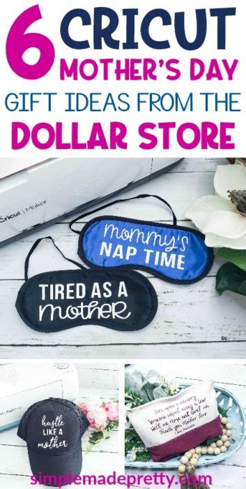 Diy mother's day gifts cricut. 6 DIY Mother's Day Cricut Gift Ideas From The Dollar Store ...