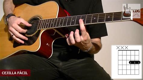 Como Hacer Cejilla Facil Curso De Guitarra Acústica Por Mario Freiria