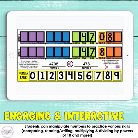 Interactive Place Value Chart Digital And Printable Terrys Teaching