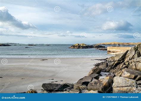 The Coastline At Rossbeg Beach In County Donegal Ireland Stock Image