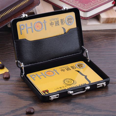 If you're in business, handing out your business card is a given. Cool Aluminum Password Briefcase Business Card Credit Card ...