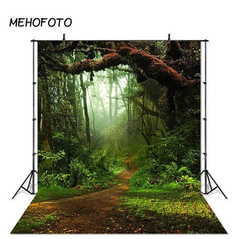 Mehofoto Spring Forest Backdrop For Photography Nature Scene Forest