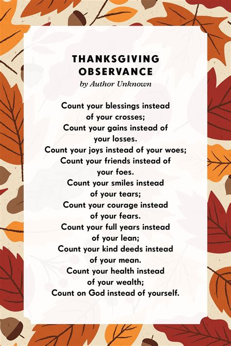 Share These Thanksgiving Poems Or Sayings Around Your Holiday Table