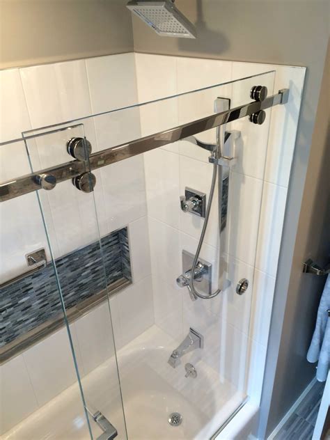 Barn Door Look Shower Door Oasis Shower Doors