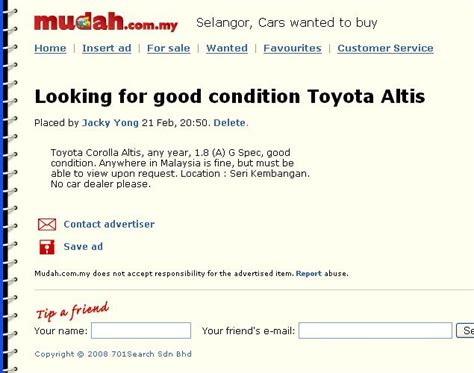 Последние твиты от selangor fc (@selangorfc). Mudah.com.my - Malaysia's Marketplace | Jacky Yong