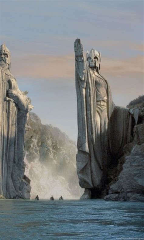 Gate Of Argonath Lord Of The Rings Wallpapers Movie Wallpapers