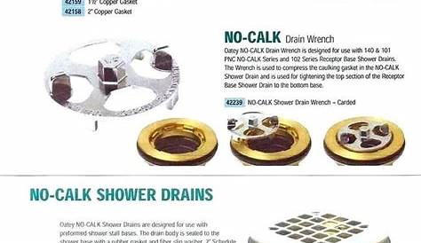 Agreeable oatey shower drain installation instructions Pictures, fresh