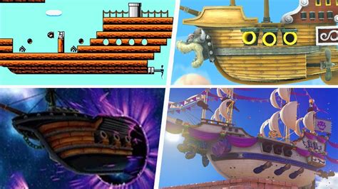 Evolution Of Airships In Super Mario Games 1988 2019 Youtube
