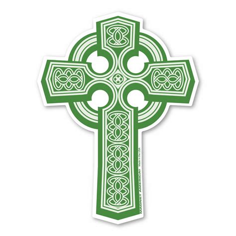 According to an irish catholic priest, celtic cross symbolizes eternity that emphasizes the eternal. Celtic Cross Magnet | Magnet America