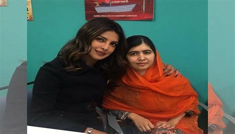 malala yousafzai shares picture with priyanka chopra catch news