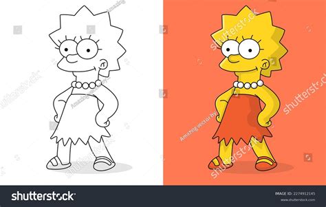 Simpsons Lisa Over 1 Royalty Free Licensable Stock Vectors And Vector