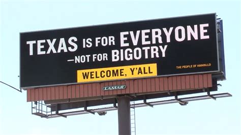 'Welcome, y'all' - Texas billboard makes public stance on immigration - ABC13 Houston
