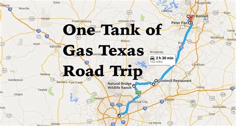 This Amazing Texas Roadtrip Only Takes One Tank Of Gas