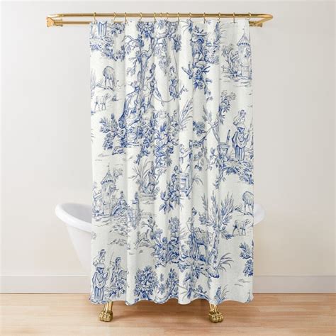 Pin By Mallori Phillips On Redbubble In 2021 Shower Curtain Toile