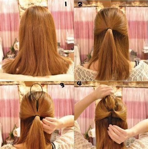 Sisakan rambut yang ada di samping kiri. Cara mengikat rambut sederhana - Info Dumay