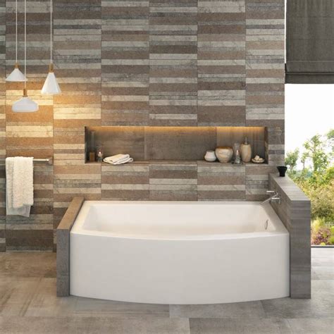 They're contoured in shape and offer greater depth than an some soaking tubs can offer additional features like the jets you'd find in a whirlpool model, but this is not common. Americh Mezzaluna 6032 Tub | MZ6032 Whirlpool, Air or ...