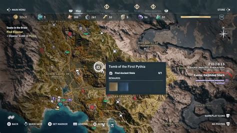 Assassin S Creed Odyssey Tomb Of The First Pythia Location