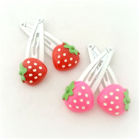 51 short hairstyles that'll make you want to chop your hair, like, immediately. Cute strawberry hair clips, kawaii hair accessories ...