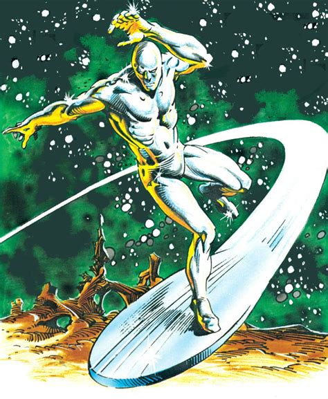Silver Surfer By John Buscema Silver Surfer Comic Silver Surfer